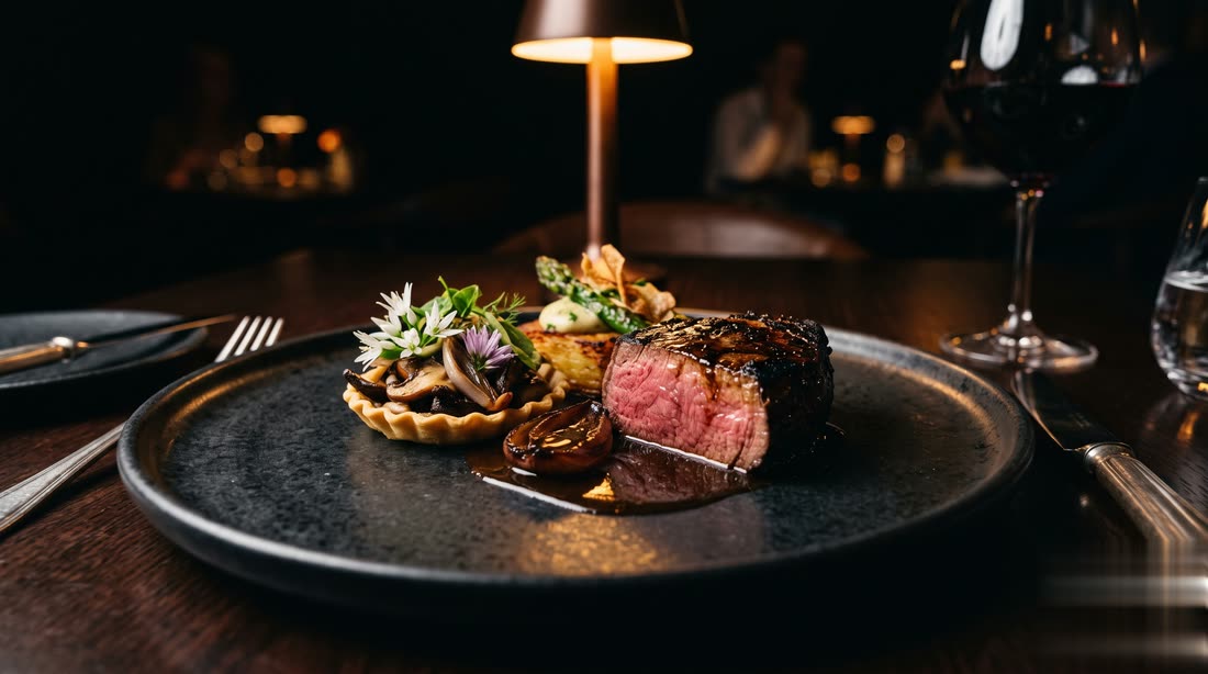 The live-fire kitchen at Ember & Oak
