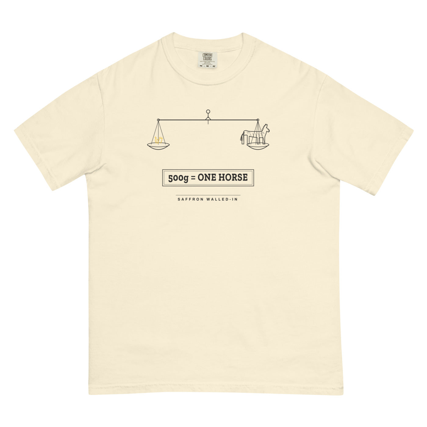 'HORSE MONEY' tee, ivory