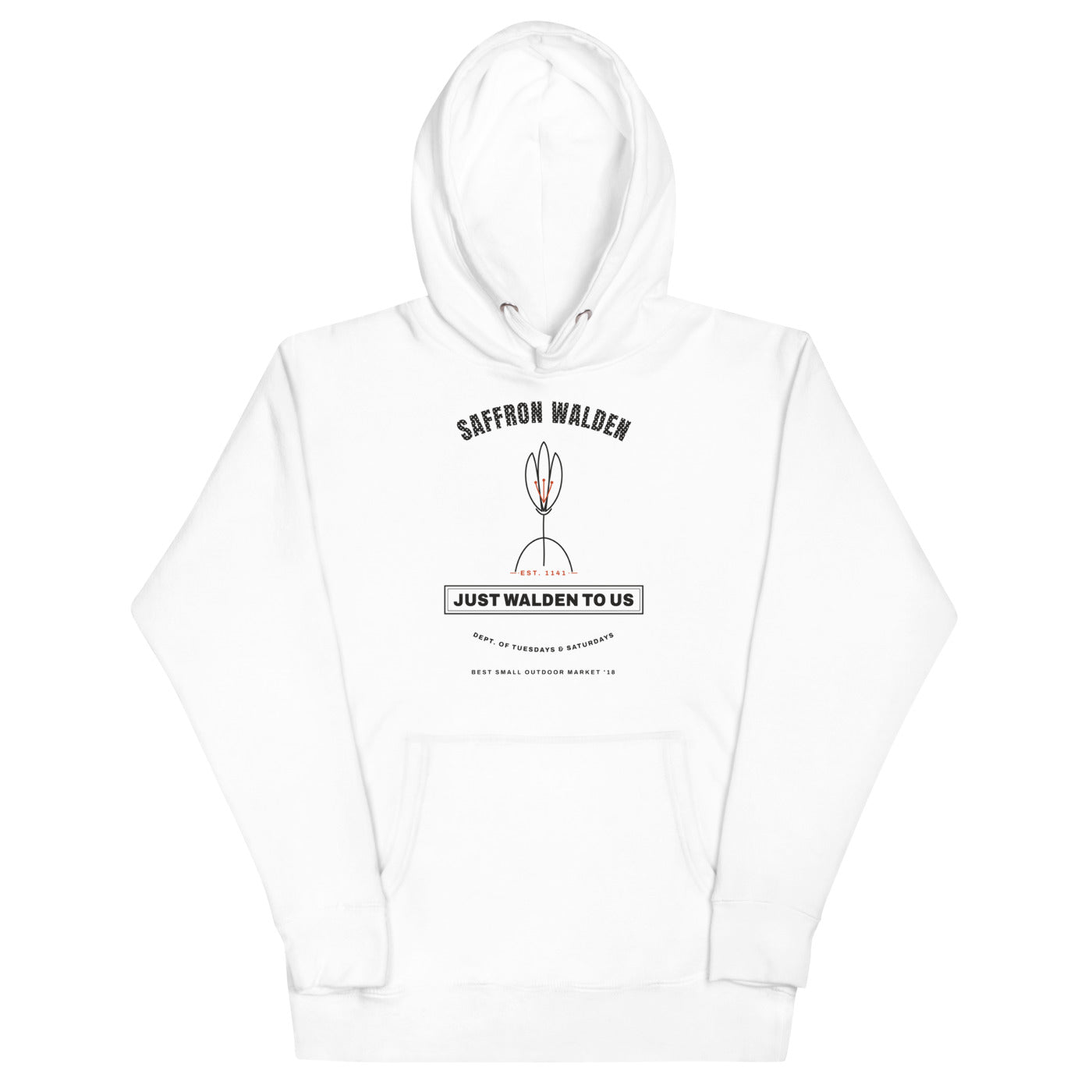 'JUST WALDEN' hoodie, white
